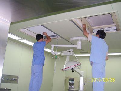 我司为广州市红十字会医院手术室ICU初中高效空气过滤器更换项目取得圆满成功